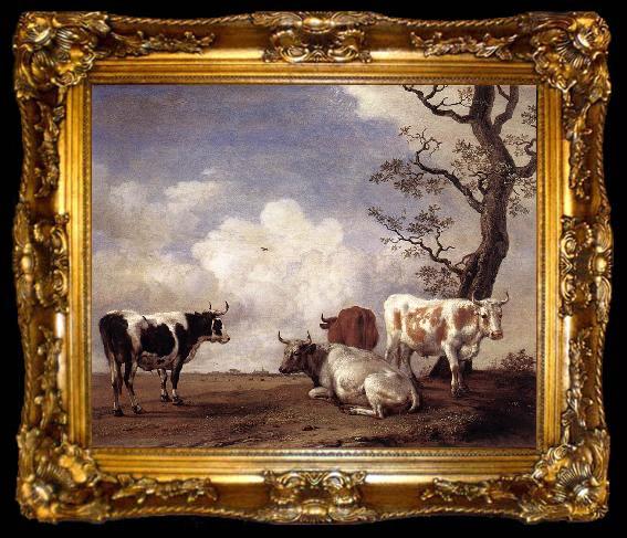 framed  POTTER, Paulus Four Bulls qgq, ta009-2